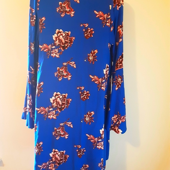 Rue 21 Floral Pipe Kimono Bell Sleeve Size Small - Picture 6 of 11